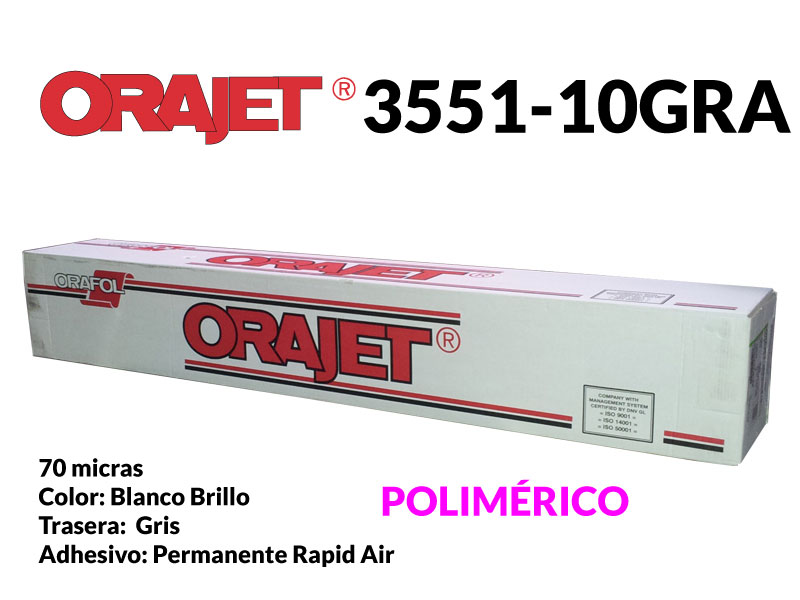 ORAJET 3551-101GRA BL/BR1,37X50  PERM. (RAPID AIR)