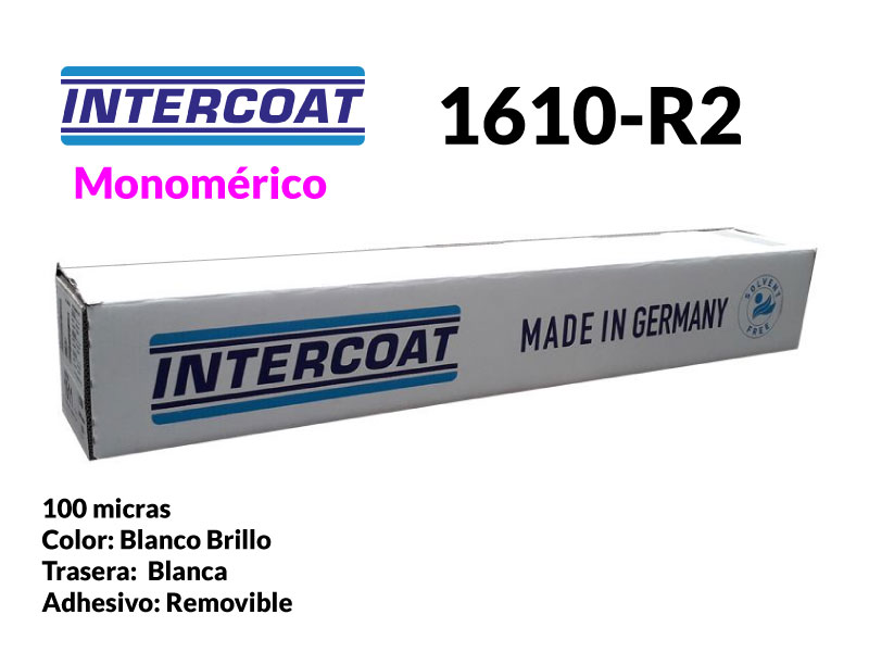 PVC INTERCOAT 1610 BL/BR 1,372X50 95 MIC. REMOVIBLE H14 R2