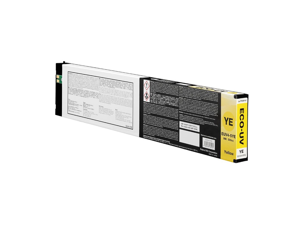 CARTUCHO TINTA ROLAND ECO-UV 500ML. EUV4-5YE