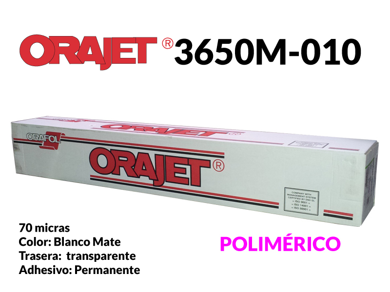 ORAJET 3650M-010 B/M T/B 1,37X50 70 MIC. PERM