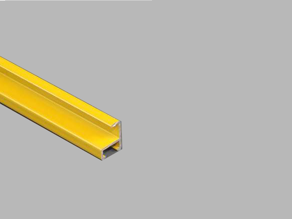 PERFIL ENMARCADO ESTANDAR 10MM AMARILLO BRILLO 3 M (paq. 10 ud.)