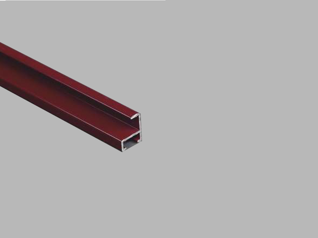 PERFIL ENMARCADO ESTANDAR 10MM  GRANATE BRILLO 3 M (paq. 10 ud.)