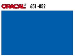 [100020001555] VINILO ORACAL 651G-052 AZUL AZURE BR. ROLLO 1,26X50M